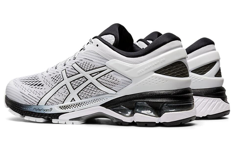(W) ASICS Gel-Kayano 26 White Black Sneakers 'White Black' 圖 4