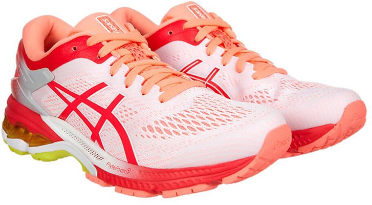 (W) ASICS Gel Kayano 26 Kai 'Blanco Rosa Láser' 1012A544-100 Lookbook (W) ASICS Gel Kayano 26 Kai 'Blanco Rosa Láser' 1012A544-100