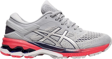 (Women) ASICS Gel Kayano 26 Wide 'Piedmont Grey Red' 1012A459-020 (Women) ASICS Gel Kayano 26 Wide 'Piedmont Grey Red' 1012A459-020