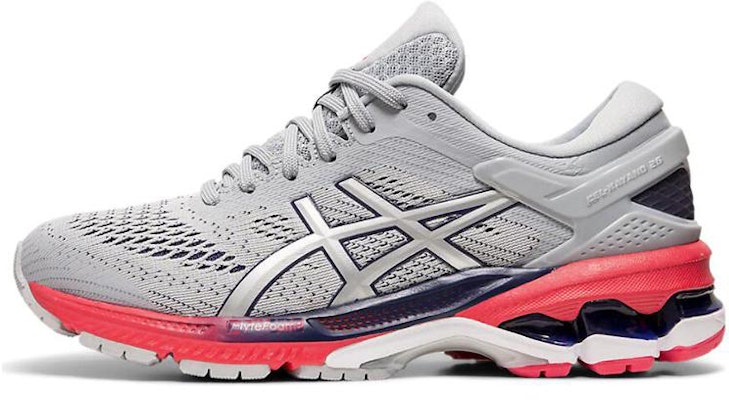 (W) ASICS Gel Kayano 26 Wide 'Piedmont Grey Red' Lelaki / Wanita Malaysia 1012A459-020 Buy (W) ASICS Gel Kayano 26 Wide 'Piedmont Grey Red' Lelaki / Wanita Malaysia 1012A459-020