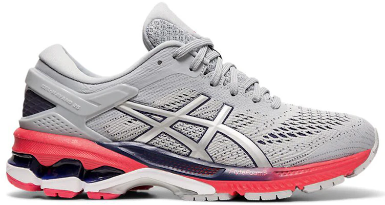 (W) ASICS Gel Kayano 26 Wide 'Piedmont Grey Merah' 1012A459-020 Order (W) ASICS Gel Kayano 26 Wide 'Piedmont Grey Merah' 1012A459-020