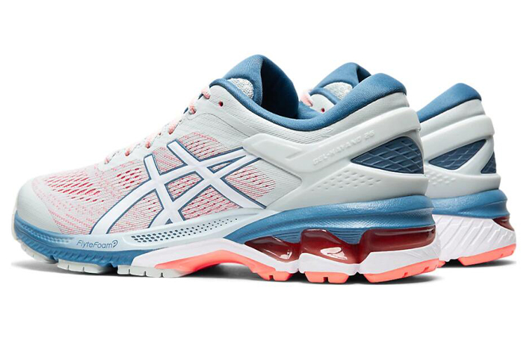 Lookbook （女性）ASICS Gel Kayano 26 寬楦 '白色 藍色' 1012A459-021