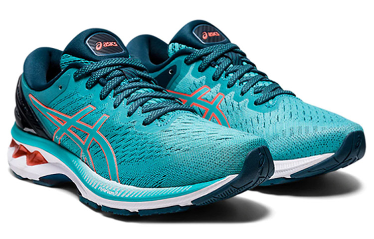 Lookbook (W) 아식스 젤 카야노 27 와이드 '테크노 시안' 1012A713-300