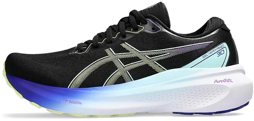 (W) 亚瑟士Gel Kayano 30 黑蓝光黄配色鞋款 1012B357-003 Buy (W) 亚瑟士Gel Kayano 30 黑蓝光黄配色鞋款 1012B357-003