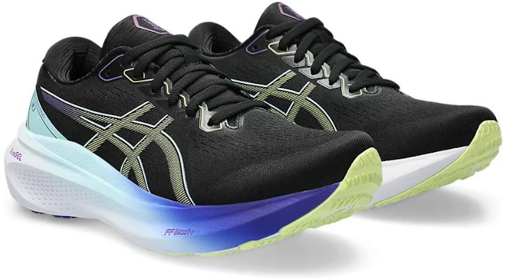 (Women) ASICS Gel Kayano 30 'Black Blue Glow Yellow' 1012B357-003 Lookbook (Women) ASICS Gel Kayano 30 'Black Blue Glow Yellow' 1012B357-003