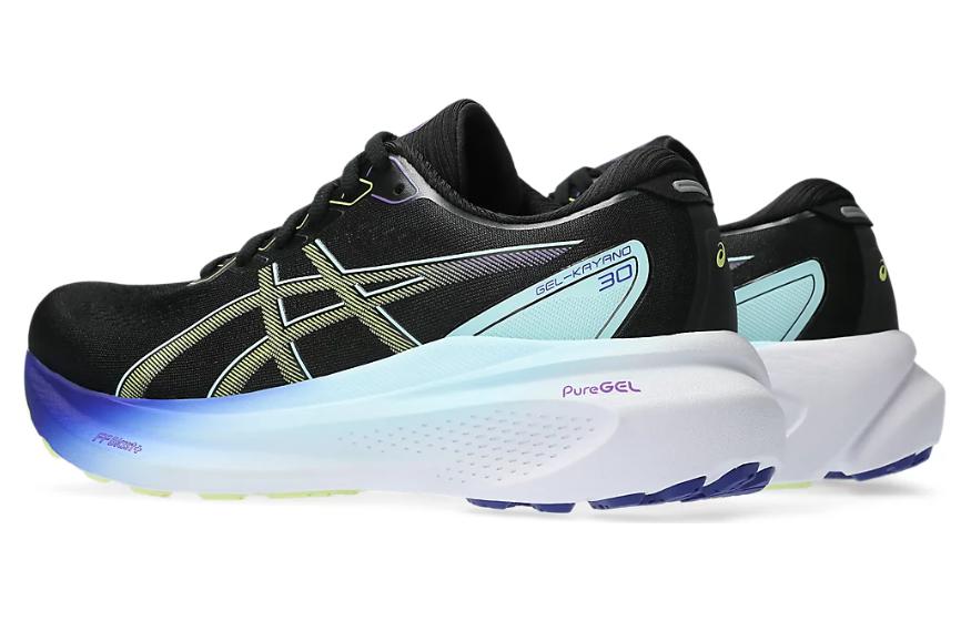 Purchase (W) 亚瑟士Gel Kayano 30 黑蓝光黄配色鞋款 1012B357-003