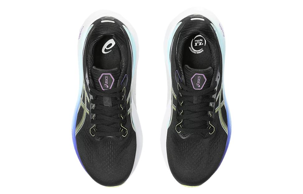 Details for (W) 亚瑟士Gel Kayano 30 黑蓝光黄配色鞋款 1012B357-003