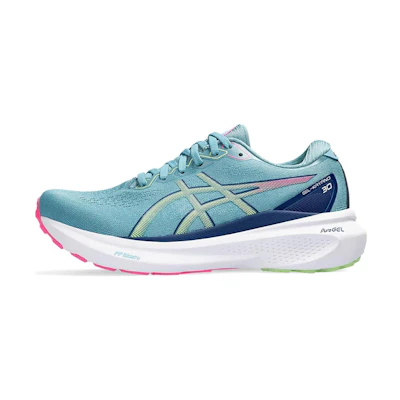 (W) ASICS Gel Kayano 30 'Gris Blue Lime Green'
