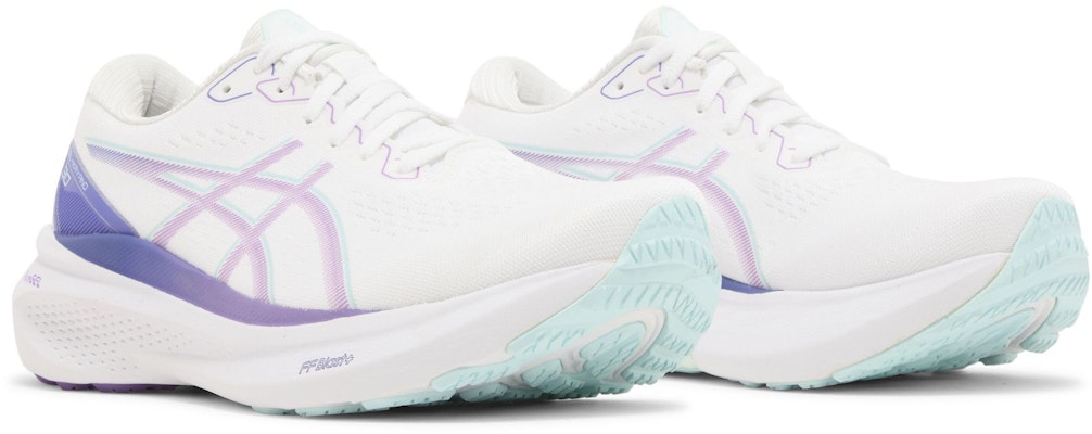 (Women) ASICS Gel Kayano 30 'White Cyber Grape' 1012B357-100 Cheap (Women) ASICS Gel Kayano 30 'White Cyber Grape' 1012B357-100
