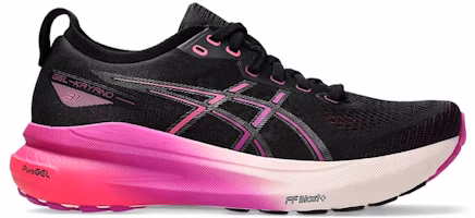 (Women) ASICS Gel Kayano 31 'Black Bold Magenta' 1012B670-003 (Women) ASICS Gel Kayano 31 'Black Bold Magenta' 1012B670-003
