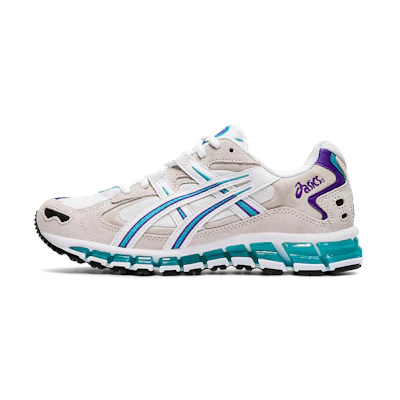 (W) ASICS Gel-Kayano 5 360 White Sneakers 'Creamwhite Blue'