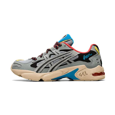 (W) ASICS Gel-Kayano 5 Stone Grey Sneakers