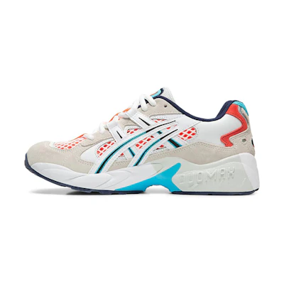 (W) ASICS Gel-Kayano 5 White/Blue/Orange