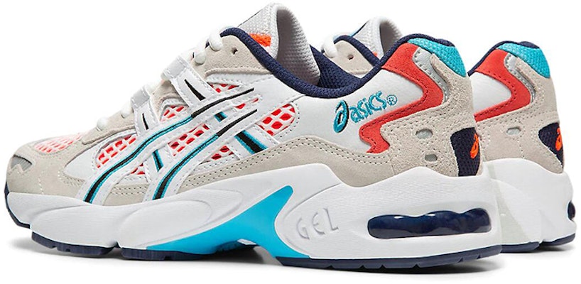 (W) 아식스 젤 카야노 5 OG 화이트/블루/오렌지 1022A166-100 Shop (W) 아식스 젤 카야노 5 OG 화이트/블루/오렌지 1022A166-100