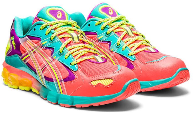 (W) ASICS Gel-Kayano V Kzn Merah Muda/Kuning 1022A377-700 Lookbook (W) ASICS Gel-Kayano V Kzn Merah Muda/Kuning 1022A377-700