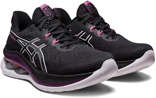 Asics Gel-Kinsei Max 潮流舒適氣質 減震防滑耐磨 低筒 跑步鞋 女款 黑紫 Lookbook Asics Gel-Kinsei Max 潮流舒適氣質 減震防滑耐磨 低筒 跑步鞋 女款 黑紫