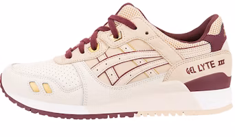 (Women) ASICS Gel-Lyte 3 'Beige Dark Red' 1192A114-200 (Women) ASICS Gel-Lyte 3 'Beige Dark Red' 1192A114-200