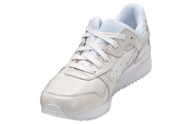 Shop (Women) ASICS Gel Lyte 3 'Crinkled Patent Leather - White'  HL7Q5-0101