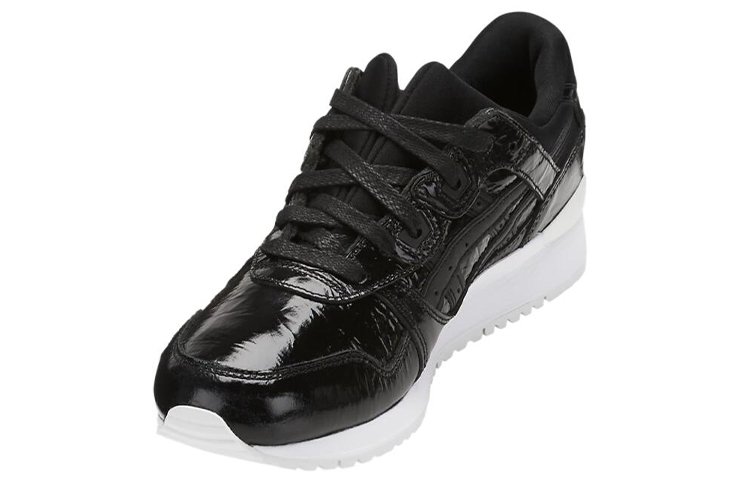 Shop (Women) ASICS Gel Lyte 3 'Crinkled Patent Leather - Black'  HL7Q5-9090