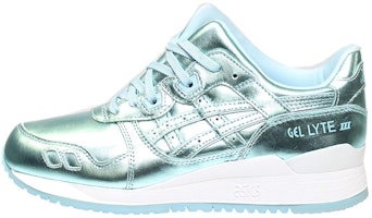 (Women) ASICS Gel Lyte 3 Footlocker Exclusive 'Metallic Pack - Ice Blue' H6E5K-4444 (Women) ASICS Gel Lyte 3 Footlocker Exclusive 'Metallic Pack - Ice Blue' H6E5K-4444