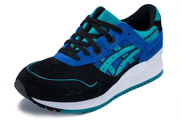 (Women) ASICS Gel-Lyte III Casual Athletic Shoes Green/Blue/Black H7D7L-4583 Order (Women) ASICS Gel-Lyte III Casual Athletic Shoes Green/Blue/Black H7D7L-4583