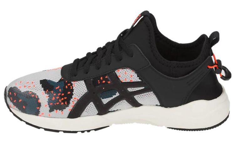 (W) ASICS Gel-Lyte Keisei Knit Running Shoes Black/Grey