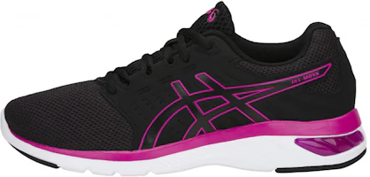 (Women) ASICS Gel Moya MX 'Black Pink Rave' 1012A508-002 (Women) ASICS Gel Moya MX 'Black Pink Rave' 1012A508-002
