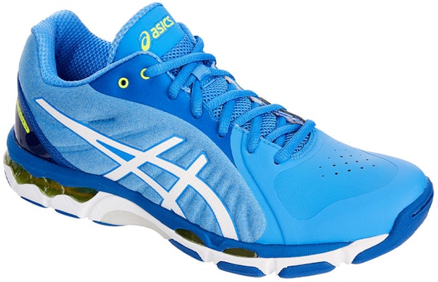 Asics Gel-Netburner 19 減震防滑運動跑步鞋 女款 藍白 D寬 Lookbook Asics Gel-Netburner 19 減震防滑運動跑步鞋 女款 藍白 D寬