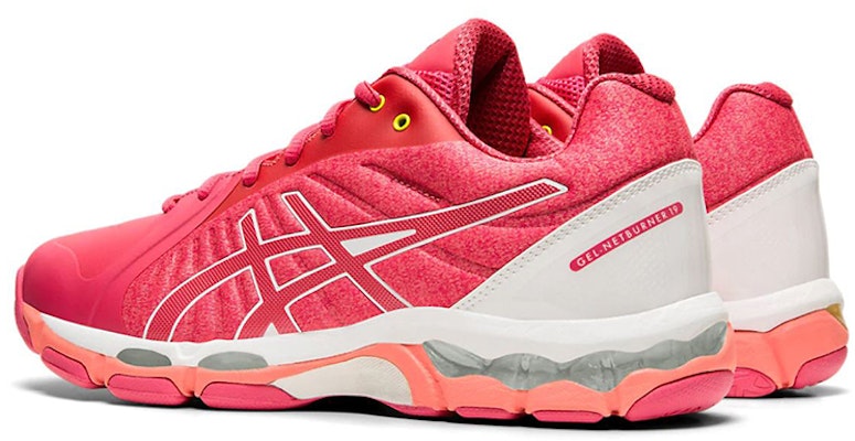 Asics Gel-Netburner 19 耐磨防滑減震 低筒跑步鞋 女款 紅白 Shop Asics Gel-Netburner 19 耐磨防滑減震 低筒跑步鞋 女款 紅白