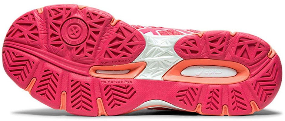 Asics Gel-Netburner 19 耐磨防滑減震 低筒跑步鞋 女款 紅白 Details for Asics Gel-Netburner 19 耐磨防滑減震 低筒跑步鞋 女款 紅白