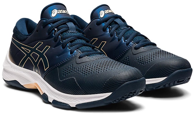 Asics Gel-Netburner 20 減震防滑耐磨 低筒慢跑鞋 女款 藍黃 D寬 Order Asics Gel-Netburner 20 減震防滑耐磨 低筒慢跑鞋 女款 藍黃 D寬