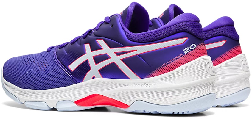 Asics Gel-Netburner 20 防滑耐磨 低筒 跑步鞋 女款 紫色 Shop Asics Gel-Netburner 20 防滑耐磨 低筒 跑步鞋 女款 紫色