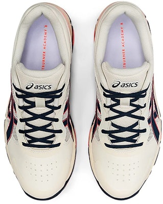 Asics Gel-Netburner Academy 8 舒適透氣 流行運動跑鞋 女款 白藍拼色 Lookbook Asics Gel-Netburner Academy 8 舒適透氣 流行運動跑鞋 女款 白藍拼色