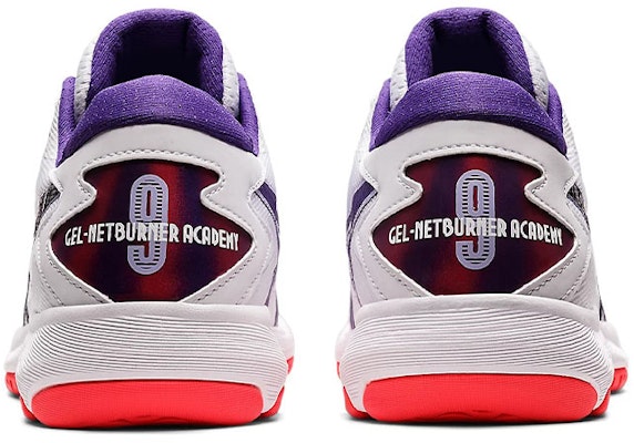 (Women) ASICS Gel-Netburner Academy 9 Basketball Sneakers 'White Purple' 1072A062-100 Purchase (Women) ASICS Gel-Netburner Academy 9 Basketball Sneakers 'White Purple' 1072A062-100