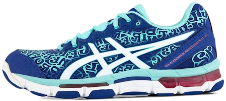 (Women) ASICS Gel-Netburner Professional 12 'Deep Blue White' R650N-4501 (Women) ASICS Gel-Netburner Professional 12 'Deep Blue White' R650N-4501