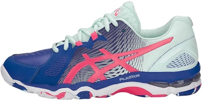 (Women) ASICS Gel-Netburner Super 8 'Blue Red' R850Y-400 (Women) ASICS Gel-Netburner Super 8 'Blue Red' R850Y-400
