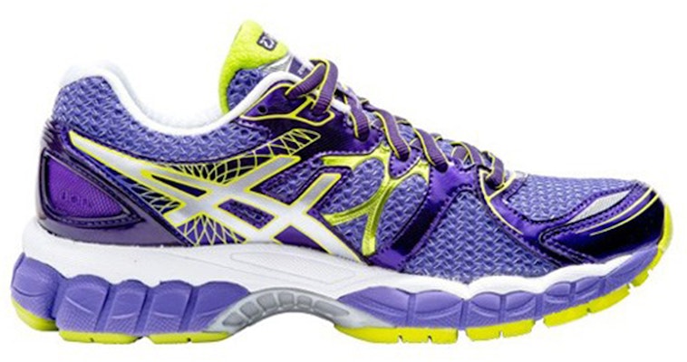 Asics GEL-Nimbus 16 低筒 跑步鞋 女式 紫黃 Order Asics GEL-Nimbus 16 低筒 跑步鞋 女式 紫黃