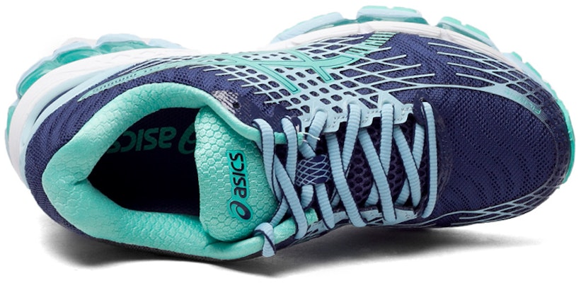 Asics Gel-Nimbus 17 緩衝透氣跑步鞋 女款 海冰藍 Shop Asics Gel-Nimbus 17 緩衝透氣跑步鞋 女款 海冰藍
