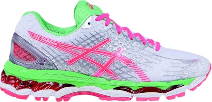 (Women) ASICS Gel Nimbus 17 'White Hot Coral Apple' T557N-0123 (Women) ASICS Gel Nimbus 17 'White Hot Coral Apple' T557N-0123