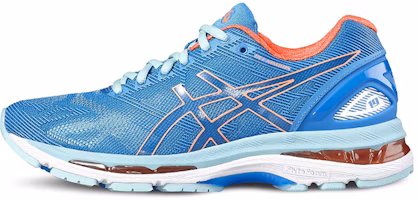 (Women) ASICS GEL-Nimbus 19 Blue/Orange T750N-4306 (Women) ASICS GEL-Nimbus 19 Blue/Orange T750N-4306