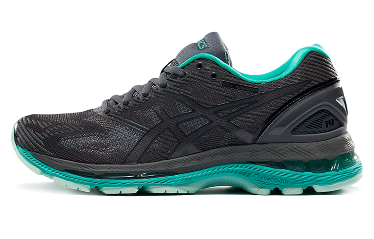 (Women) ASICS Gel Nimbus 19 Lite Show 'Black Green' T7C8N-9590
