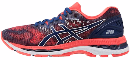 (Women) ASICS Gel-Nimbus 20 'Blue Red Patchwork' TJG775-400 (Women) ASICS Gel-Nimbus 20 'Blue Red Patchwork' TJG775-400