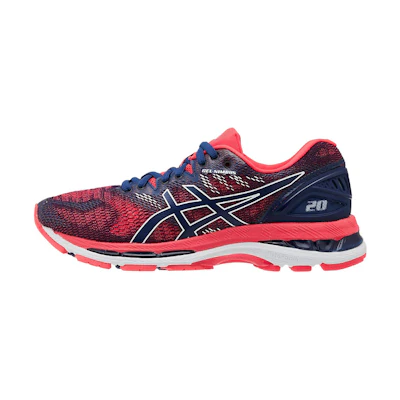 (W) ASICS Gel-Nimbus 20 'Blue Red Patchwork'