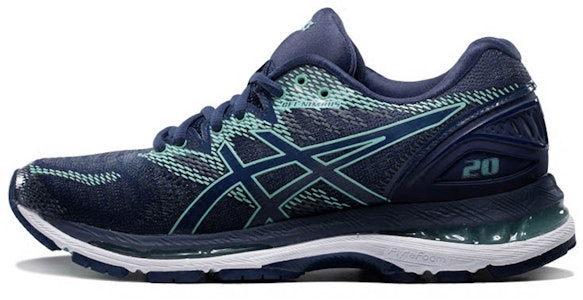 (W) ASICS Gel Nimbus 20 'Azul Índigo y Verde Ópalo' T851N-4949 Buy (W) ASICS Gel Nimbus 20 'Azul Índigo y Verde Ópalo' T851N-4949
