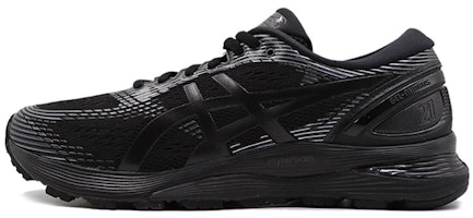 (Women) ASICS Gel-nimbus 21 Cushioning Sneakers Black 1012A156-004 (Women) ASICS Gel-nimbus 21 Cushioning Sneakers Black 1012A156-004