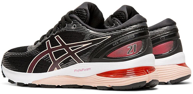 (W) 亚瑟士Gel Nimbus 21 '黑色激光粉' 1012A156-002 Shop (W) 亚瑟士Gel Nimbus 21 '黑色激光粉' 1012A156-002