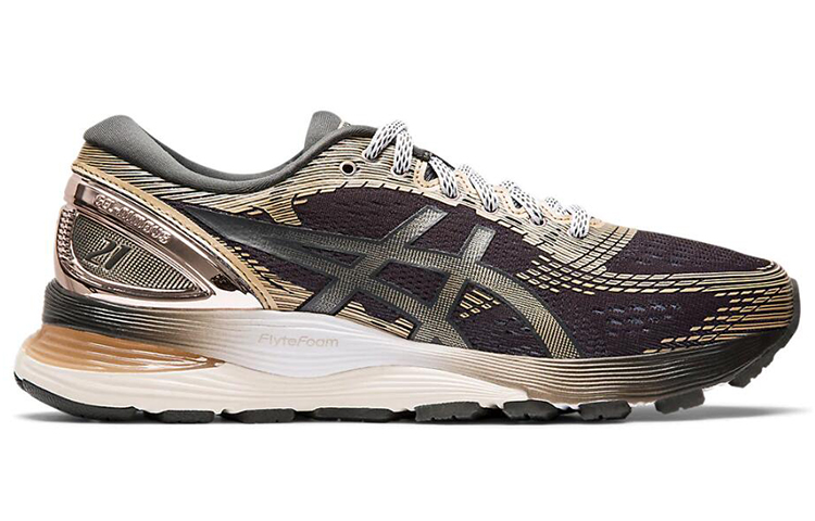 Order 亞瑟士 Gel-Nimbus 21 女款 黑黃色 跑步鞋