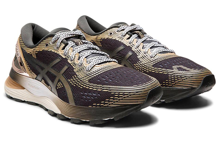 Lookbook 亞瑟士 Gel-Nimbus 21 女款 黑黃色 跑步鞋