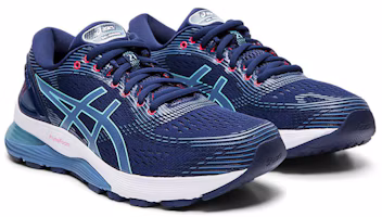 Lookbook (W) ASICS Gel Nimbus 21 'Blue Expanse' Sepatu Lari Pria Biru 1012A156-401