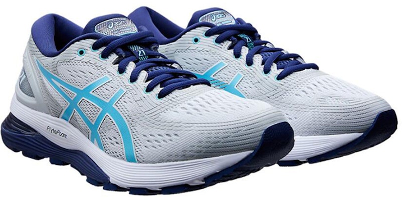 (W) ASICS Gel-Nimbus 21 Kelabu/Biru 1012A689-020 Lookbook (W) ASICS Gel-Nimbus 21 Kelabu/Biru 1012A689-020